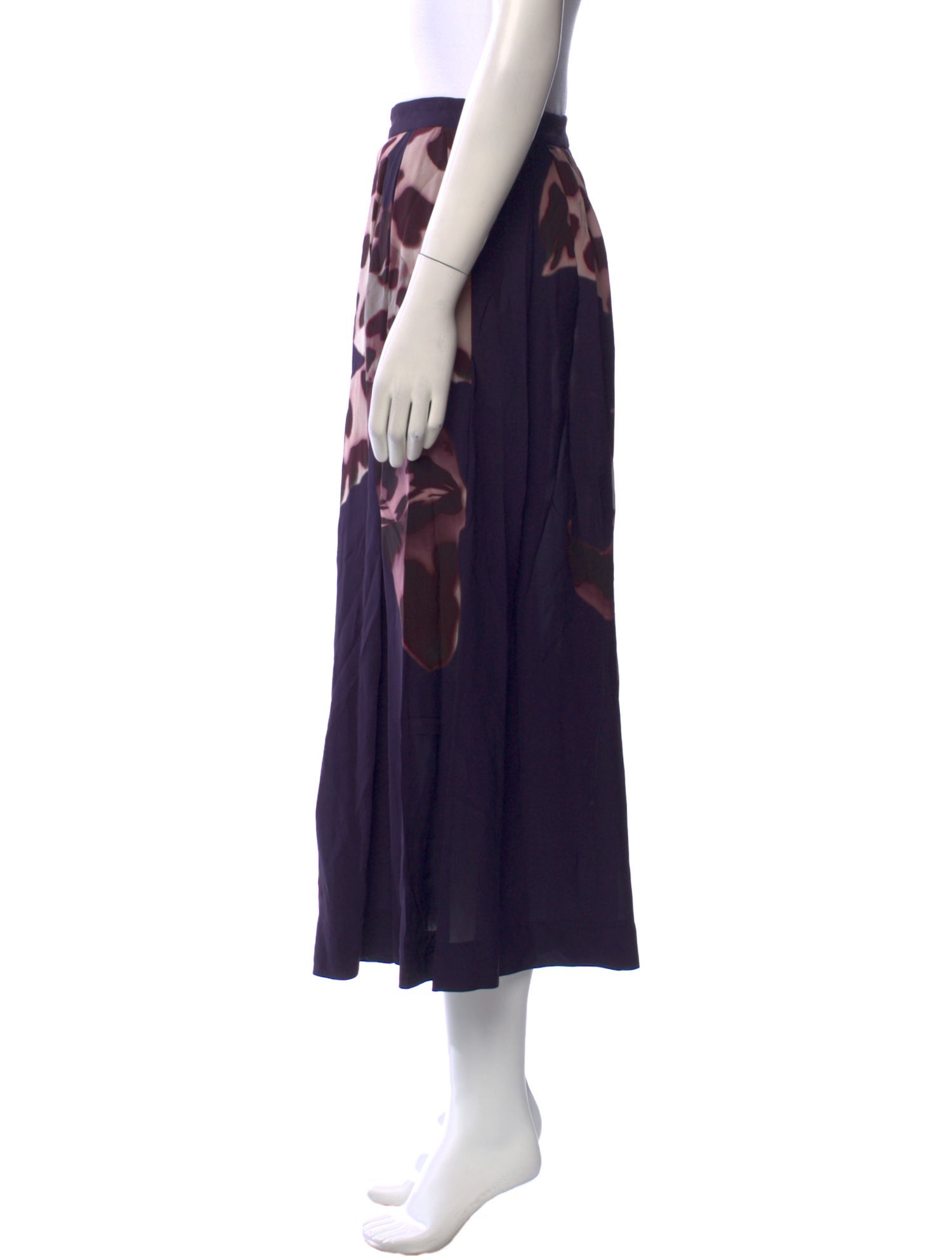 Dries Van Noten Printed Midi Length Skirt w/ Tags