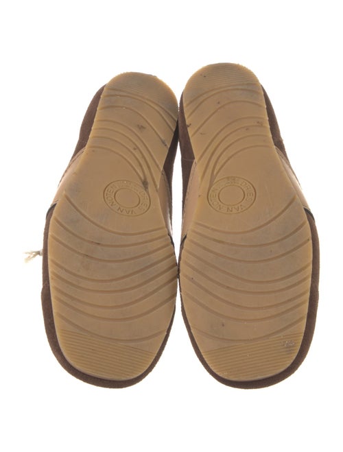 Dries Van Noten Suede Colorblock Pattern Sneakers