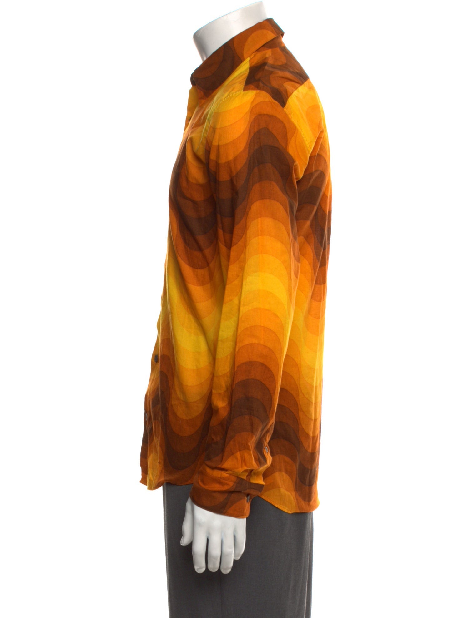 Dries Van Noten Plaid Print Long Sleeve Shirt