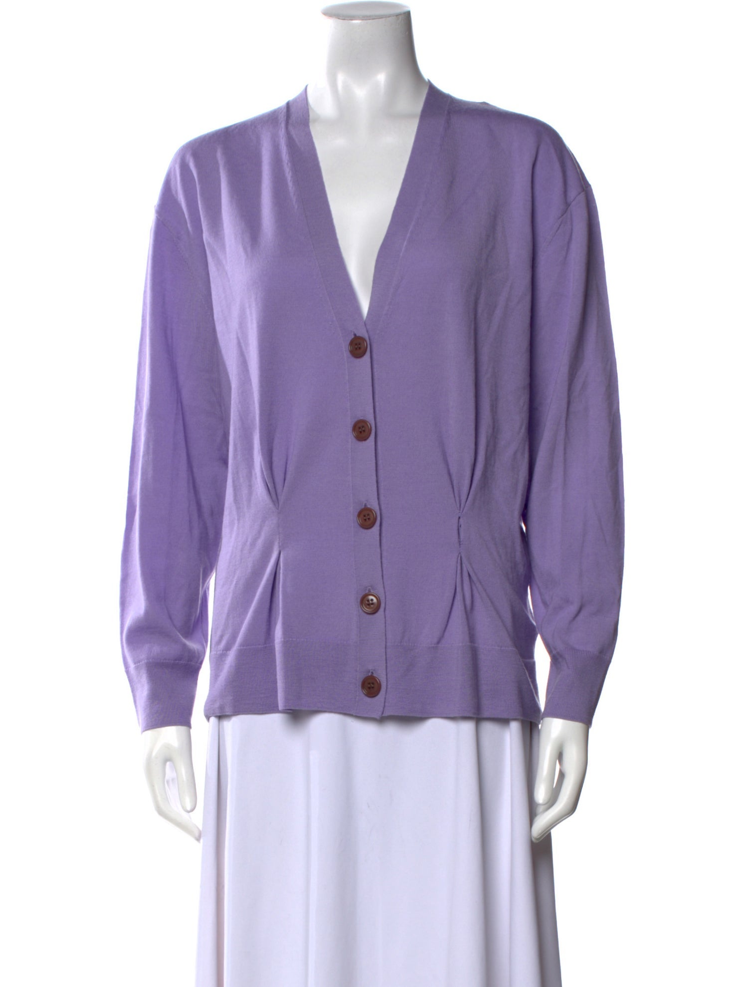 Dries Van Noten Merino Wool V-Neck Sweater