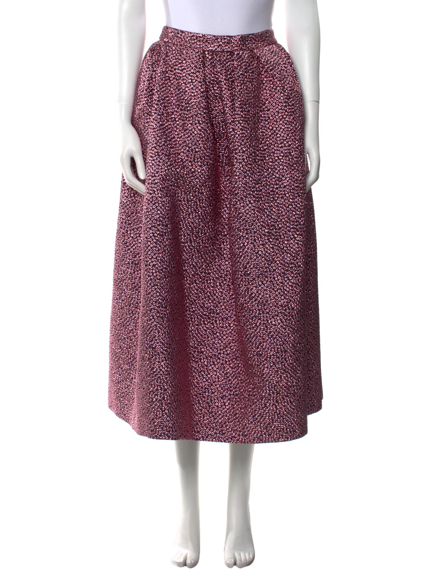 Dries Van Noten Printed Midi Length Skirt w/ Tags