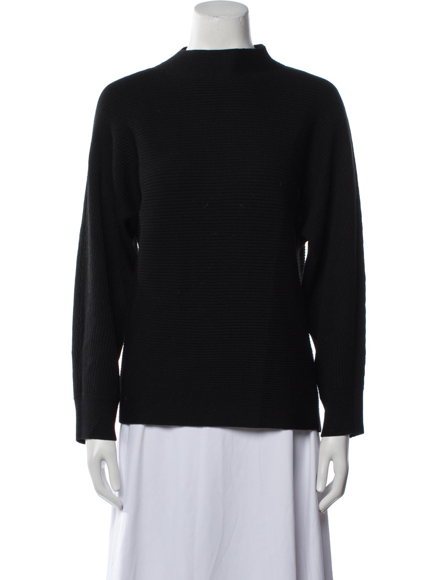 Dries Van Noten Merino Wool Mock Neck Sweater