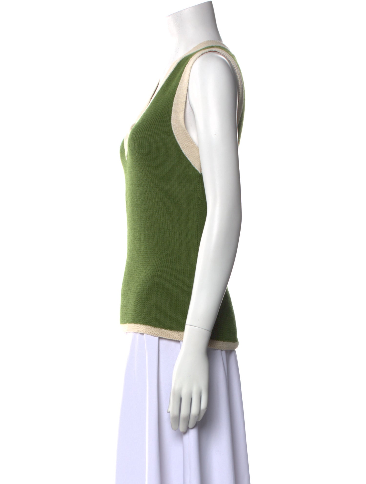 Dries Van Noten Wool V-Neck Sweater w/ Tags