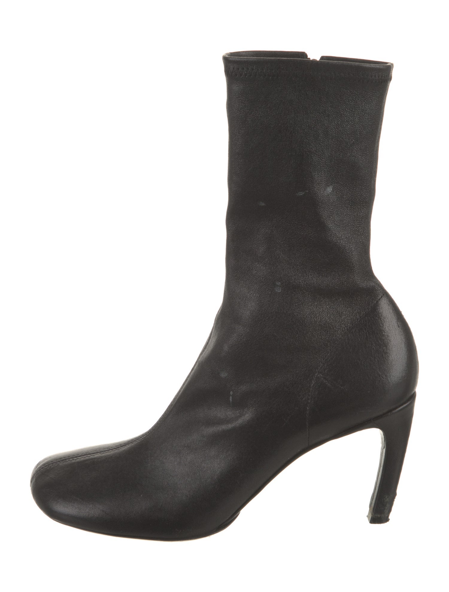 Dries Van Noten Leather Sock Boots