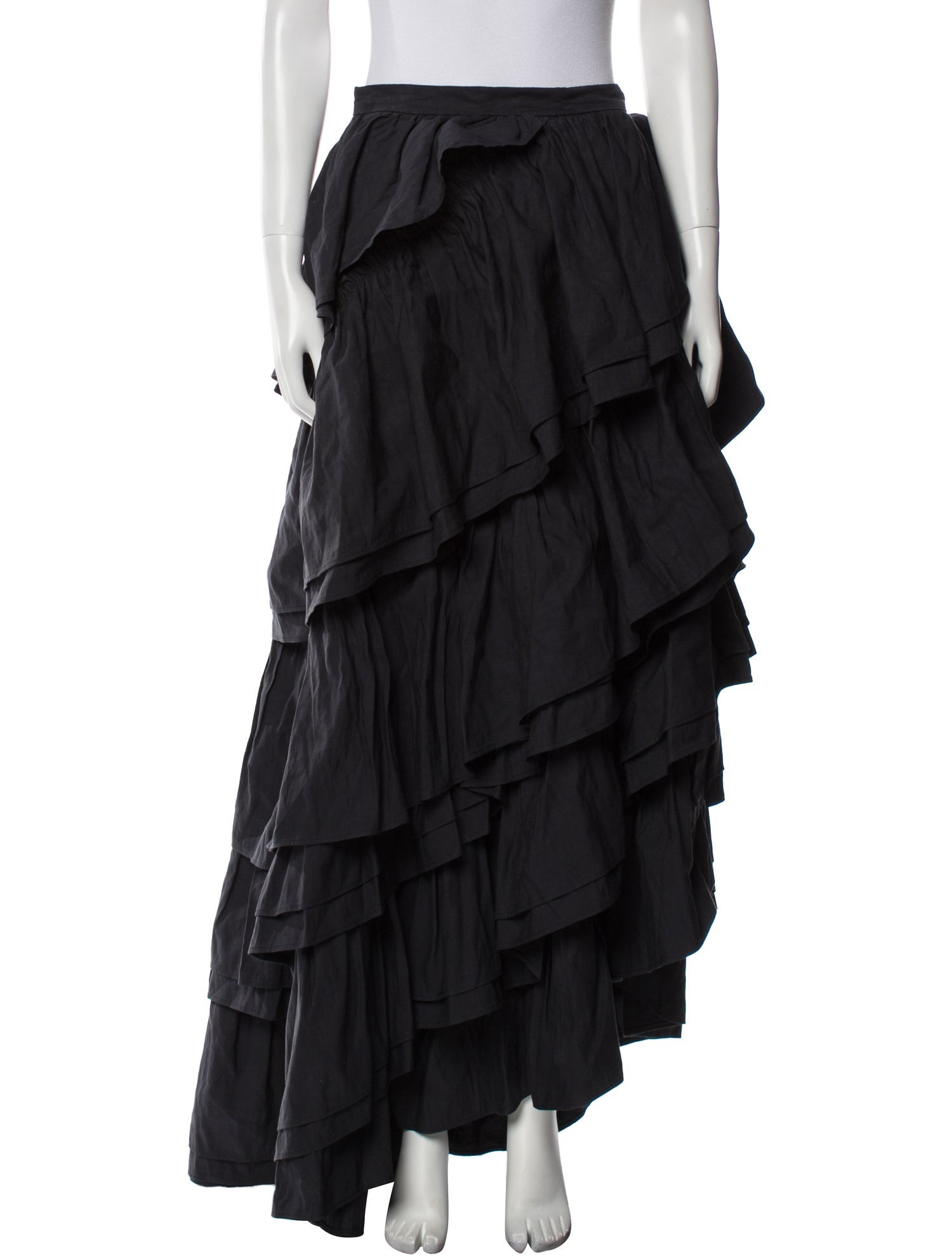 Dries Van Noten Linen Long Skirt