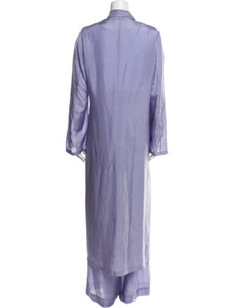 Dries Van Noten Silk Pant Set