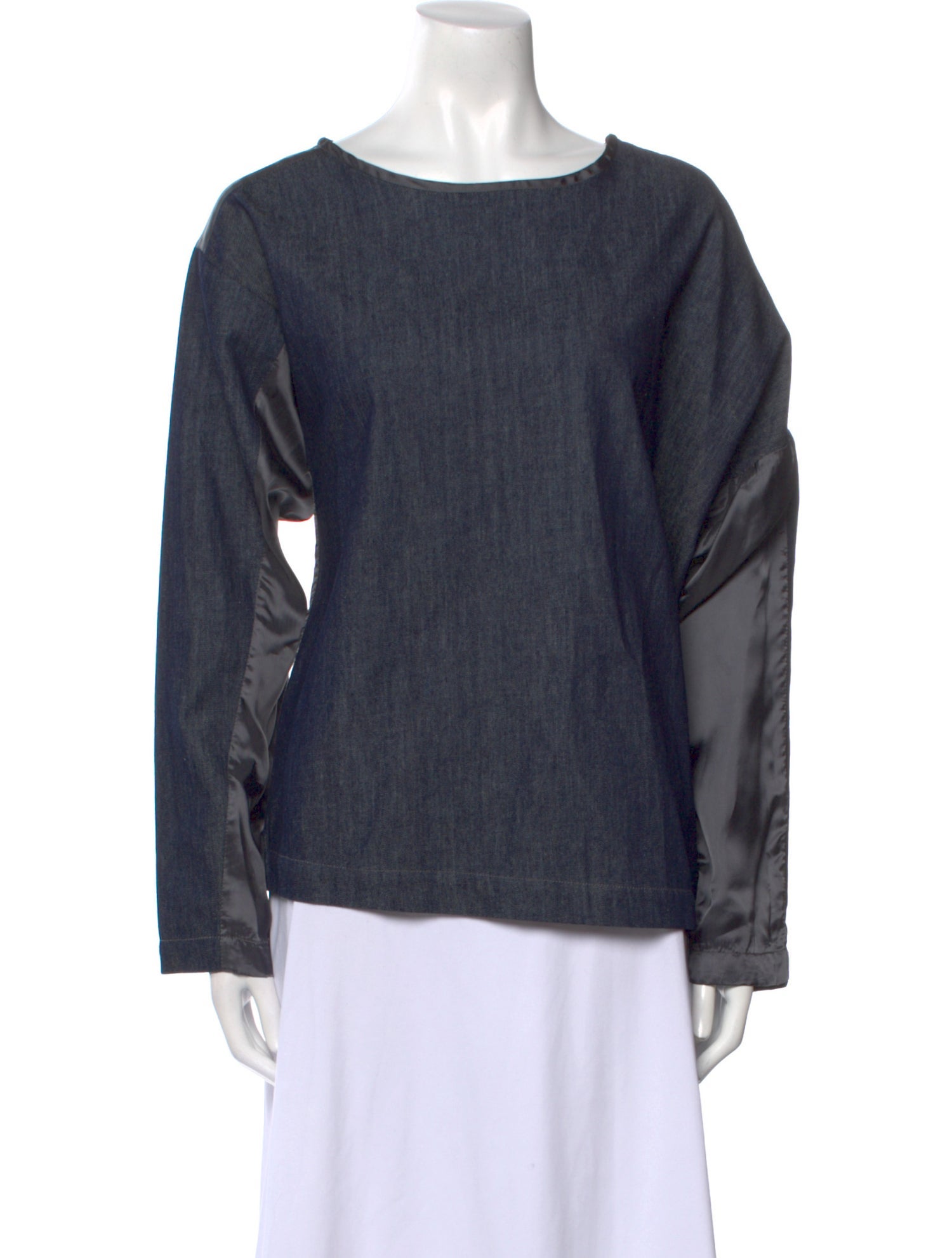 Dries Van Noten Bateau Neckline Long Sleeve Sweatshirt