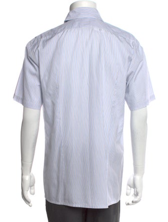 Dries Van Noten Striped Short Sleeve Shirt