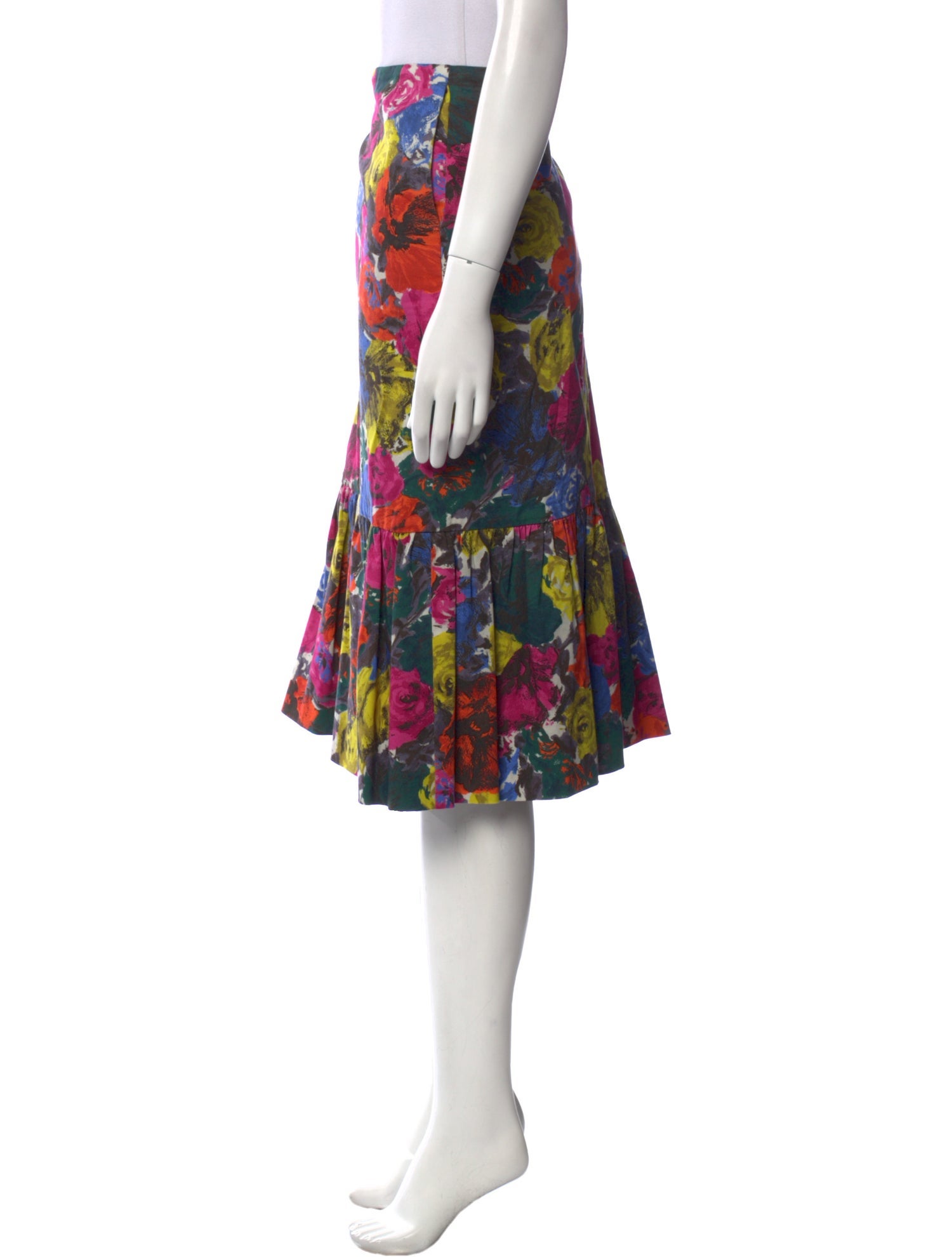 Dries Van Noten Printed Knee-Length Skirt