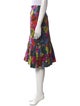 Dries Van Noten Printed Knee-Length Skirt