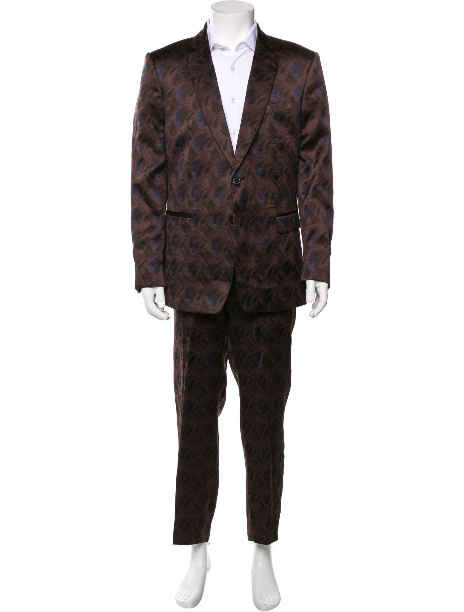 Dries Van Noten Printed Two-Piece Suit