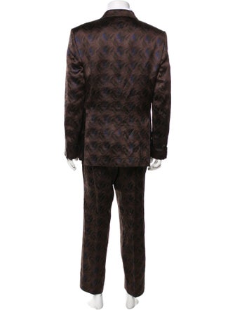 Dries Van Noten Printed Two-Piece Suit