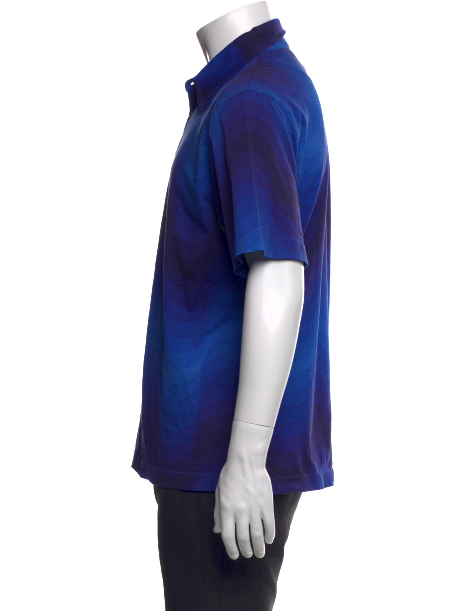 Dries Van Noten Striped Short Sleeve Shirt