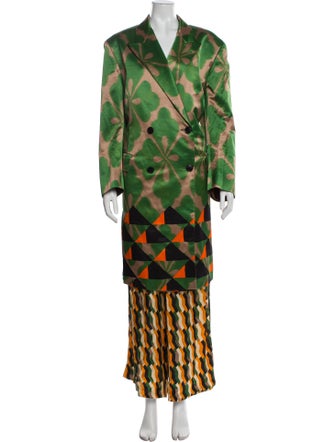 Dries Van Noten Printed Pant Set