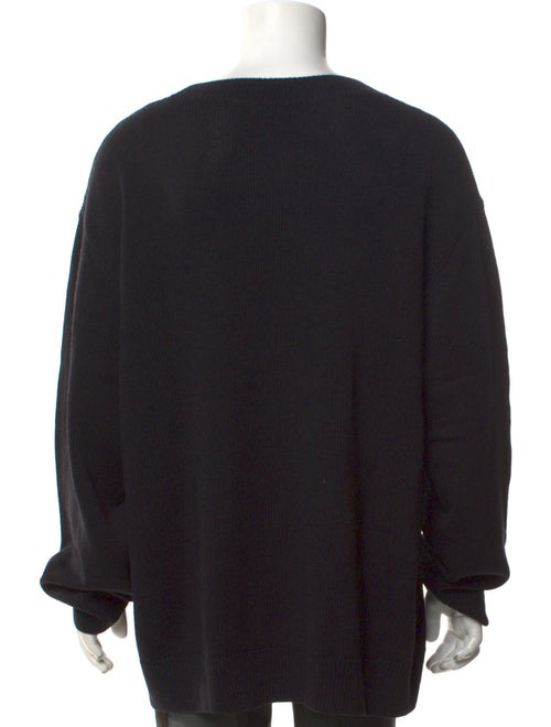 Dries Van Noten Merino Wool Graphic Print Pullover