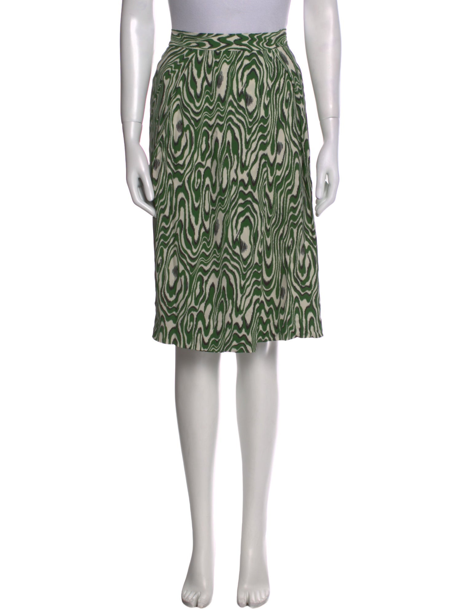 Dries Van Noten Printed Knee-Length Skirt