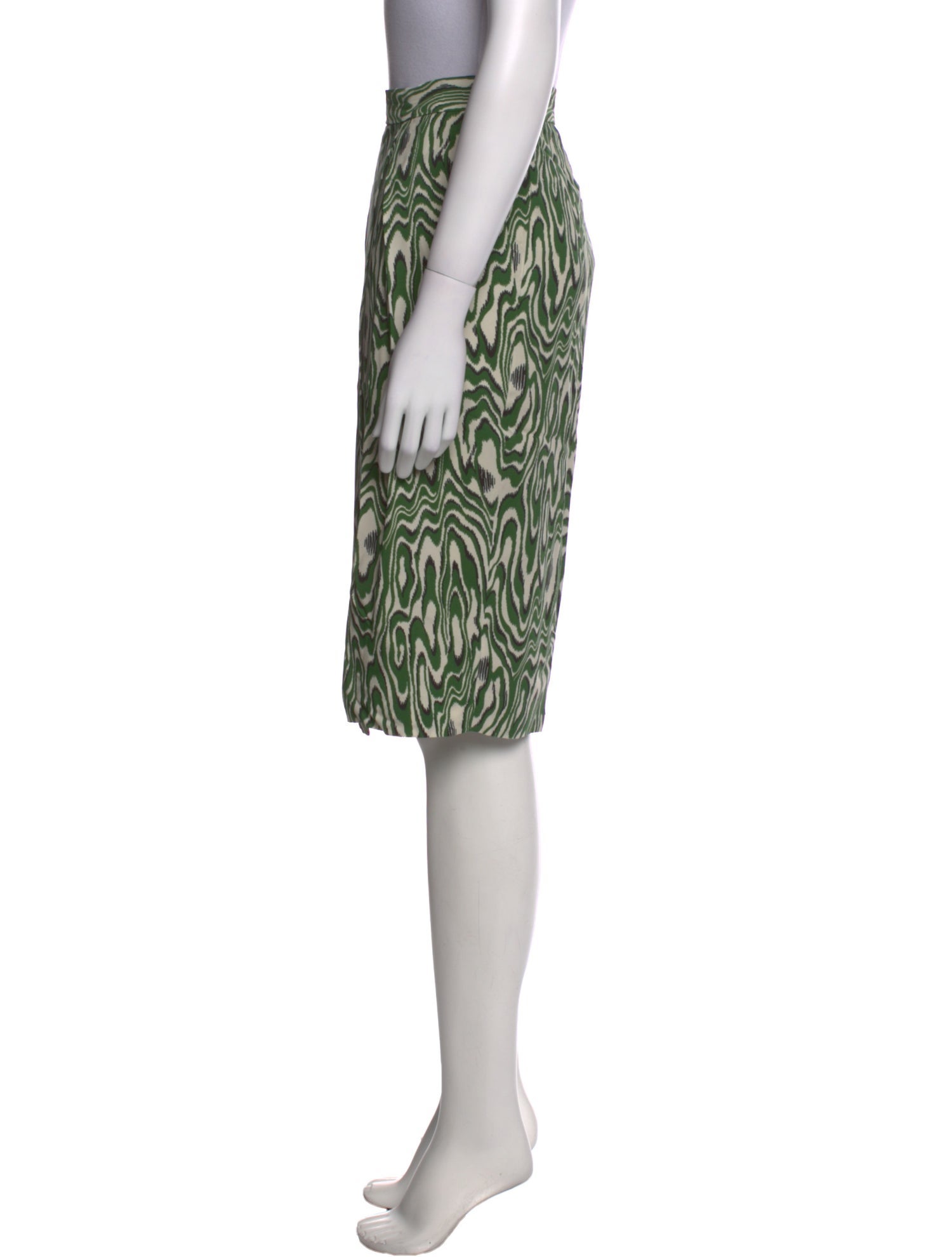 Dries Van Noten Printed Knee-Length Skirt