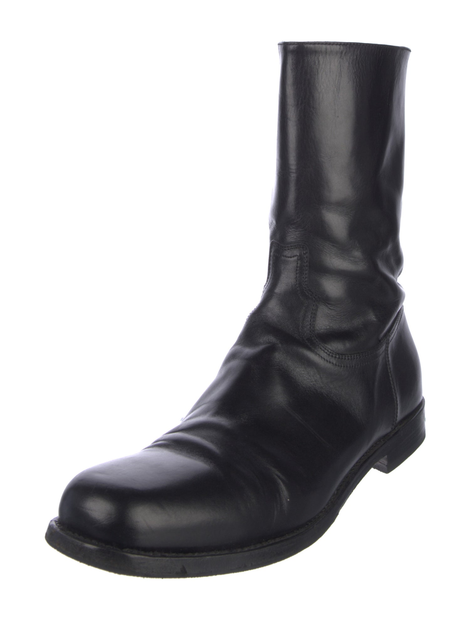 Dries Van Noten Leather Boots