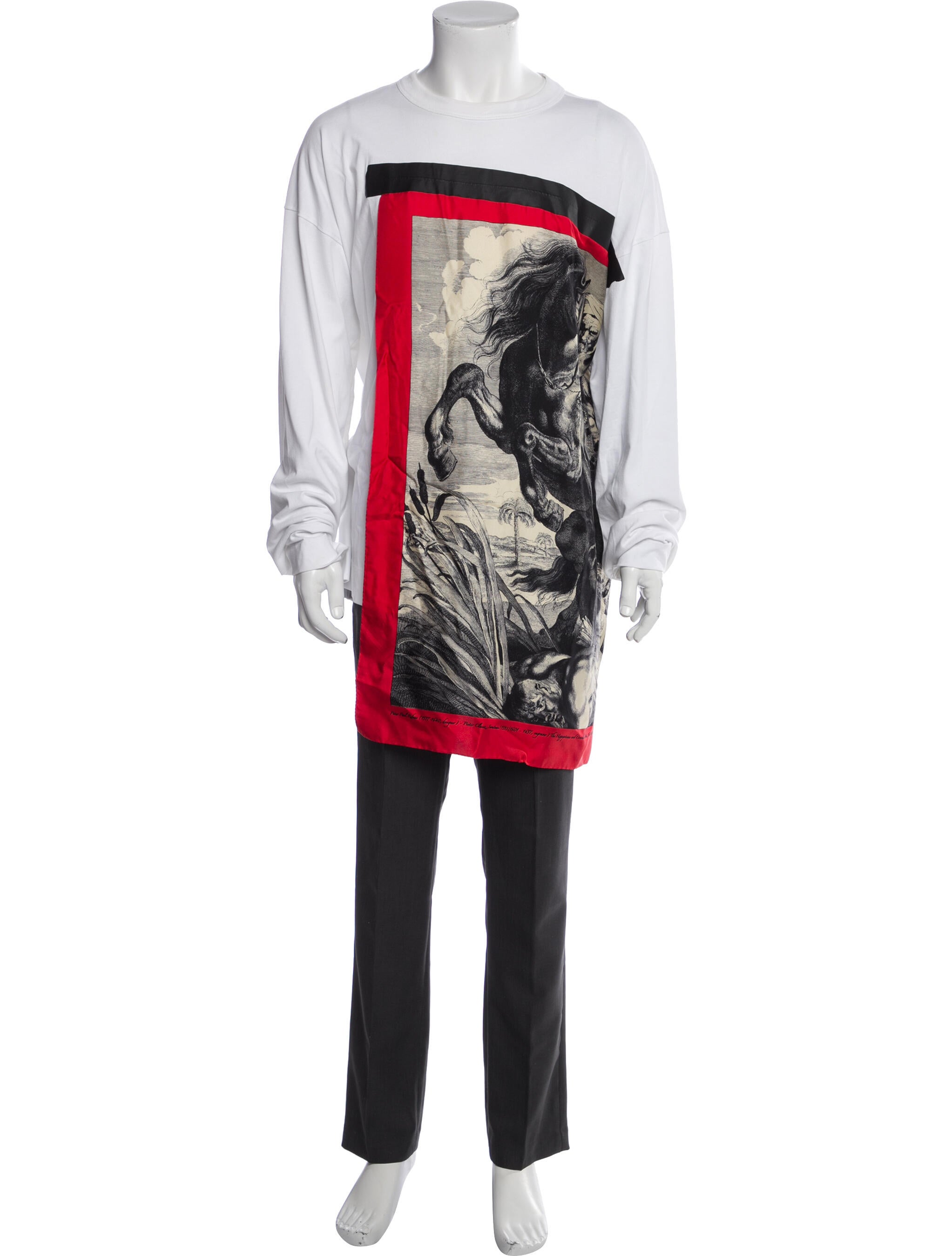 Dries Van Noten Graphic Print Crew Neck T-Shirt