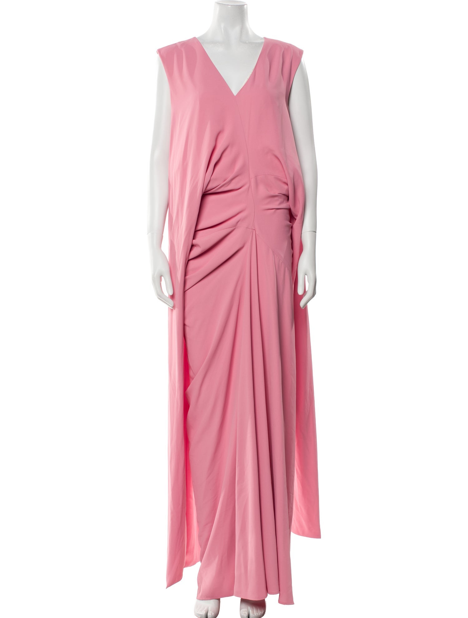 Dries Van Noten V-Neck Long Dress