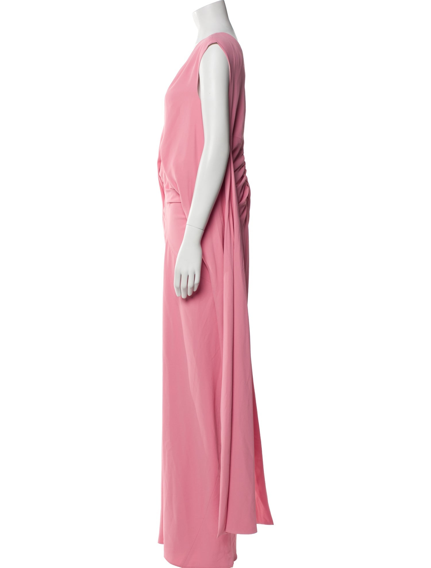 Dries Van Noten V-Neck Long Dress