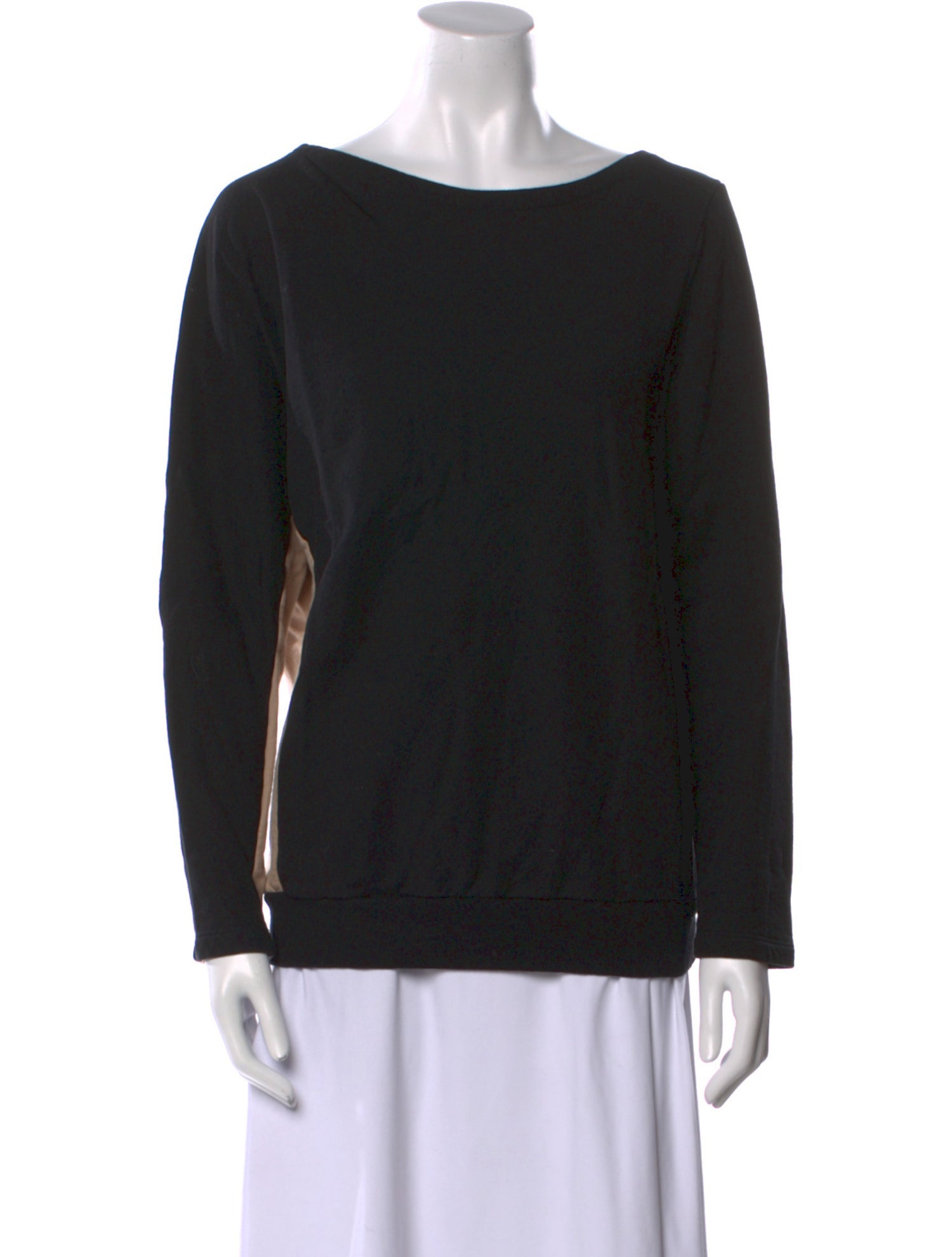 Dries Van Noten Bateau Neckline Long Sleeve Sweatshirt