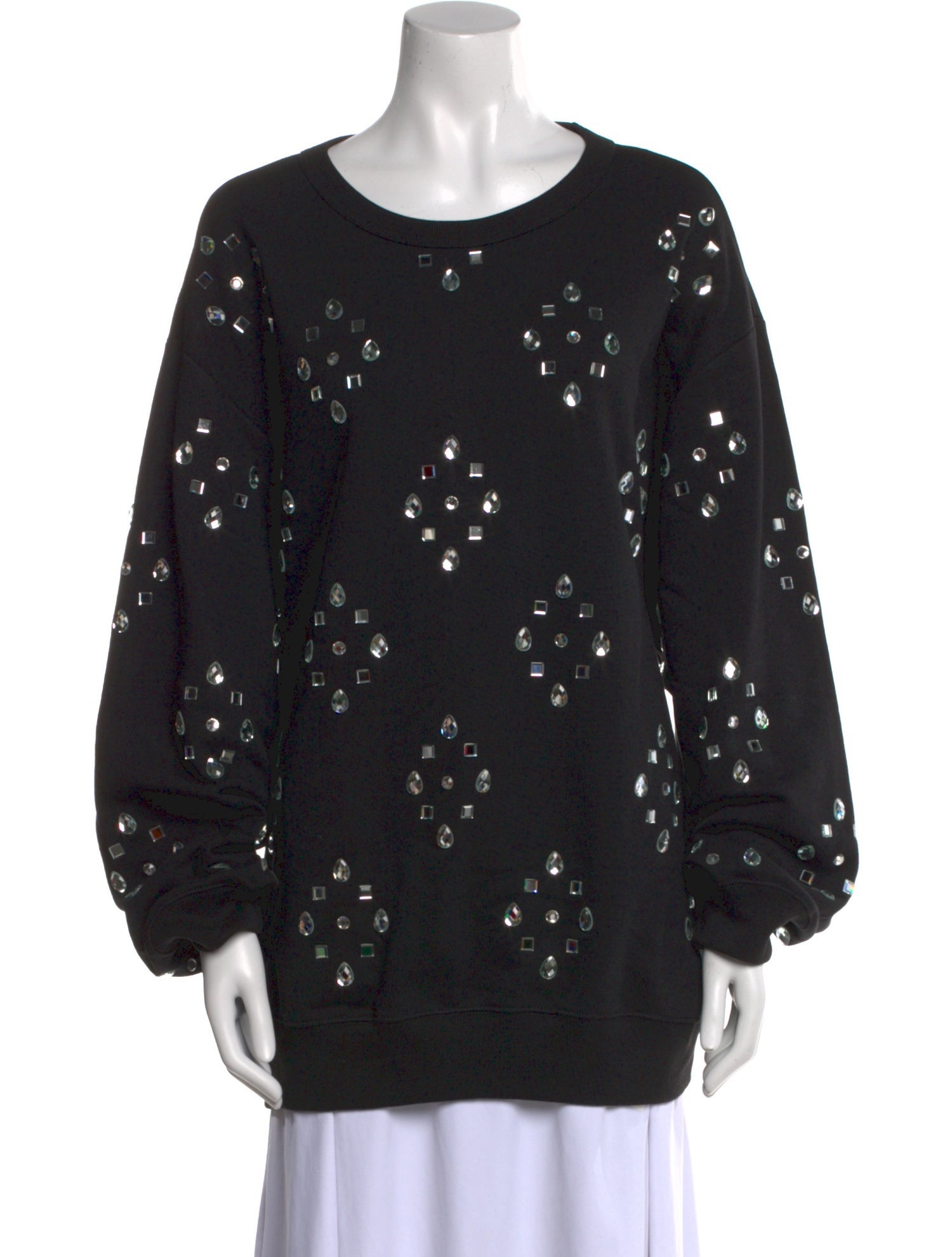 Dries Van Noten Printed Scoop Neck Sweatshirt