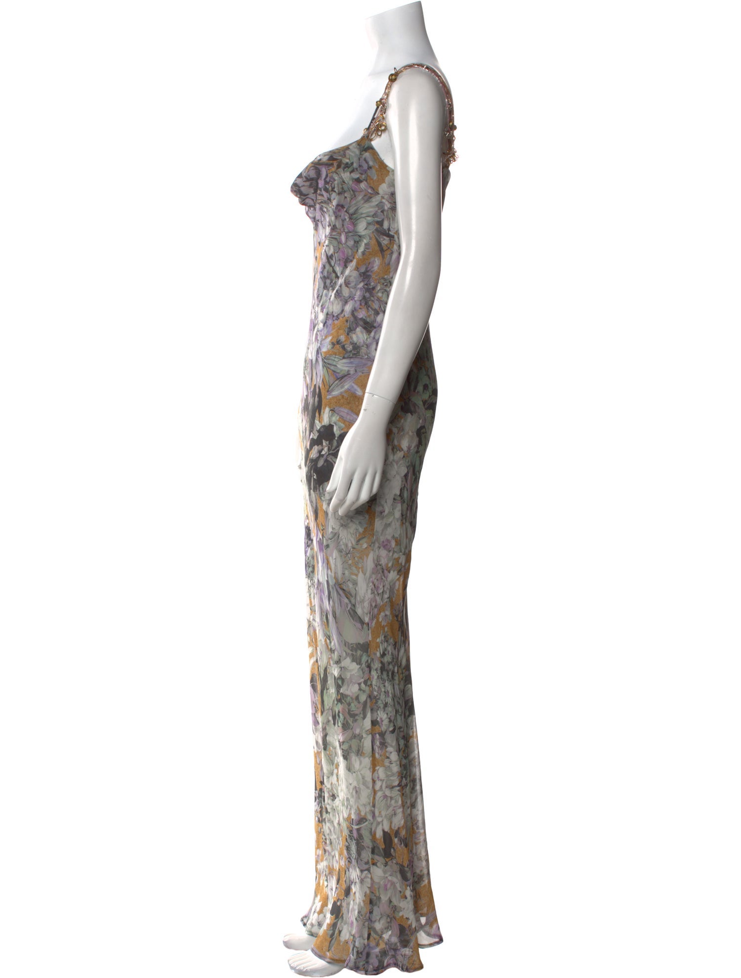 Dries Van Noten Printed Long Dress