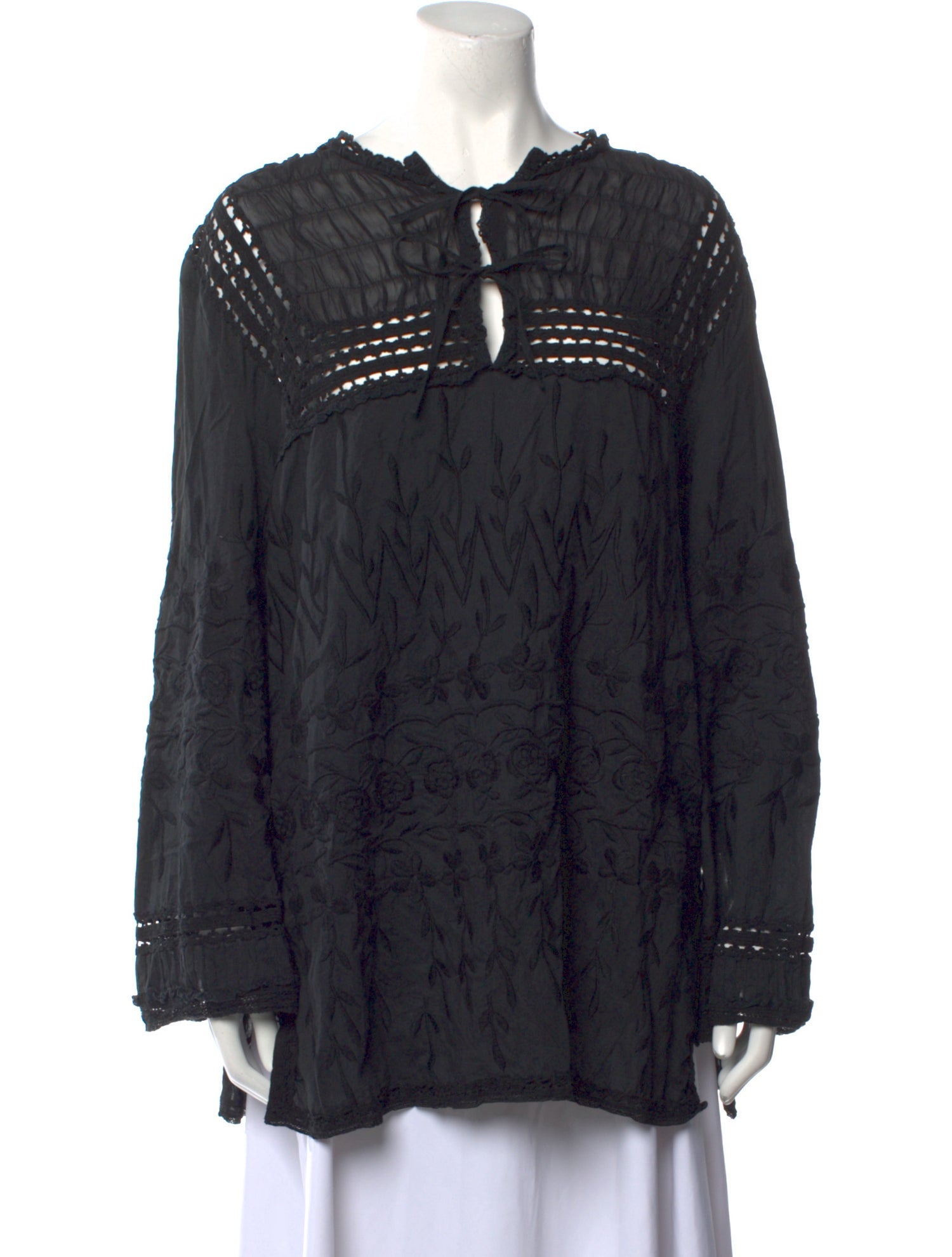 Dries Van Noten V-Neck Long Sleeve Tunic