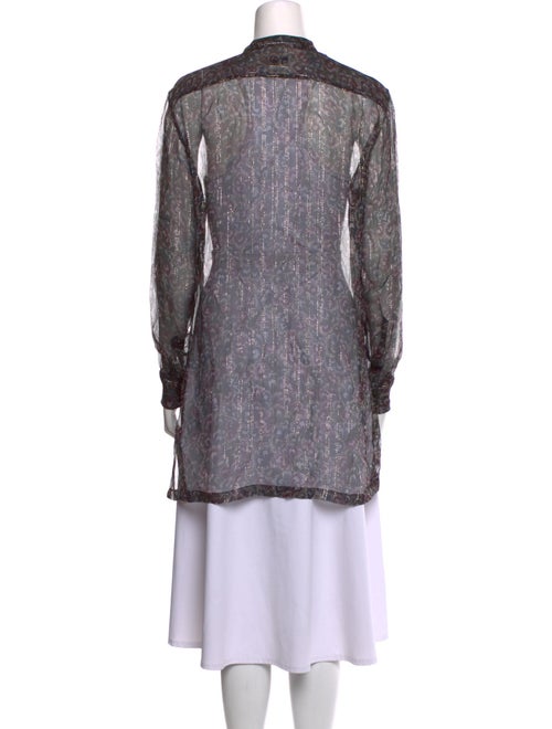 Dries Van Noten Silk Printed Tunic