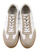 Dries Van Noten Leather Colorblock Pattern Sneakers