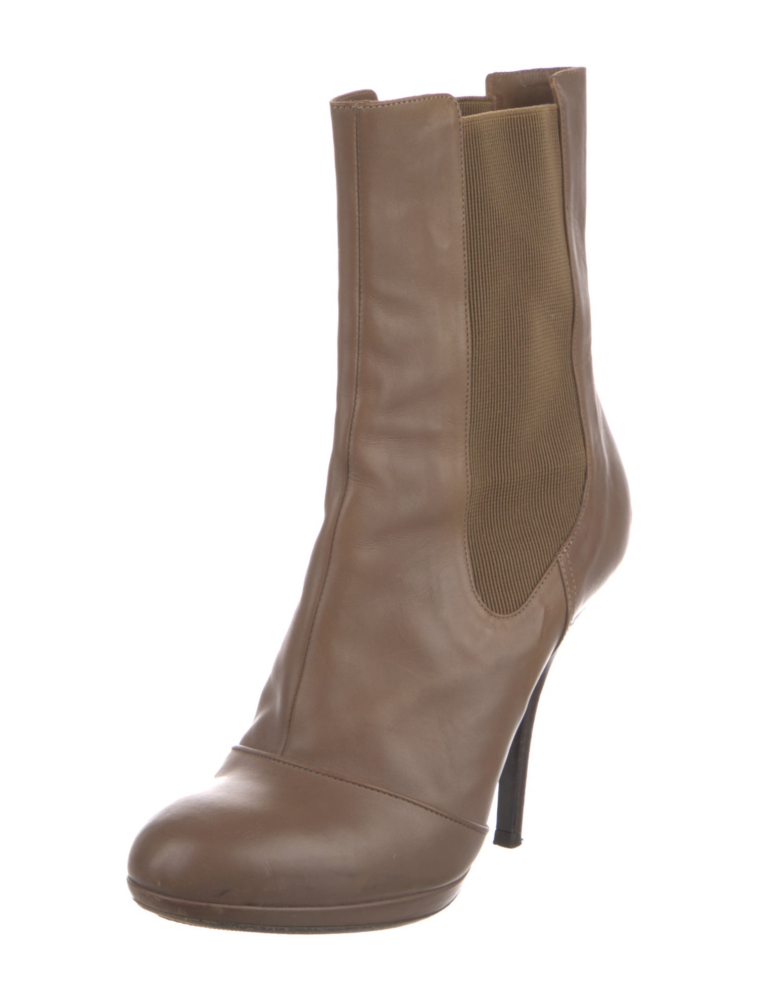 Dries Van Noten Leather Sock Boots