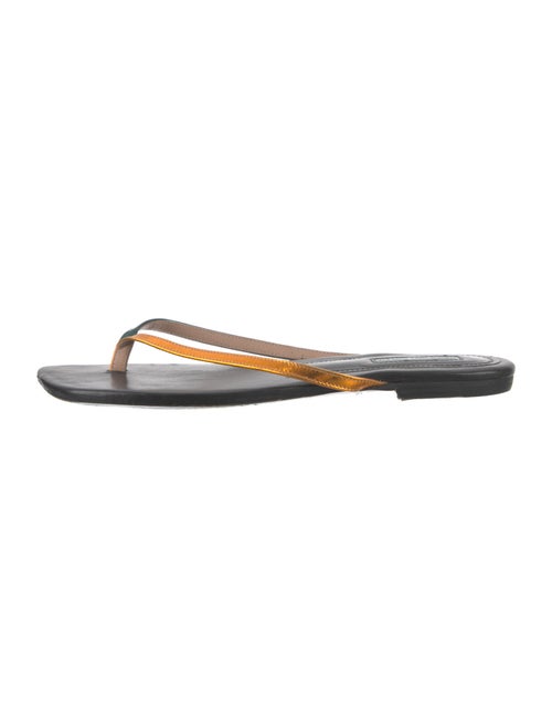 Dries Van Noten Leather Flip Flops