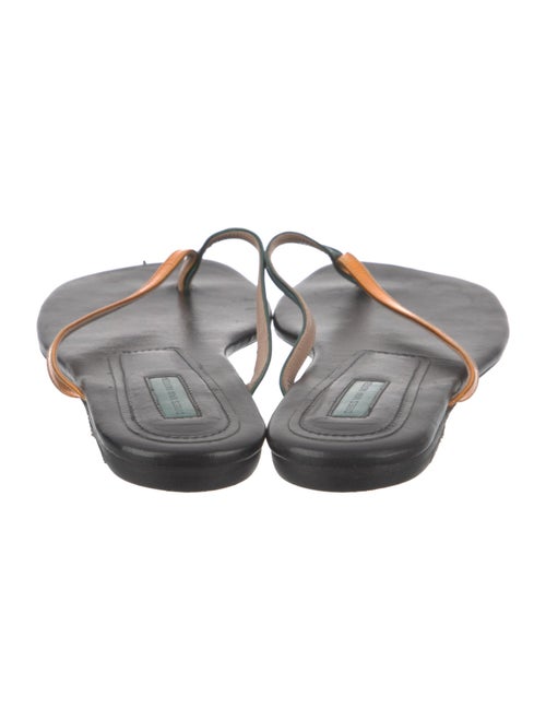 Dries Van Noten Leather Flip Flops