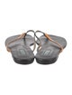 Dries Van Noten Leather Flip Flops