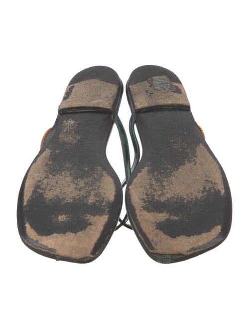 Dries Van Noten Leather Flip Flops