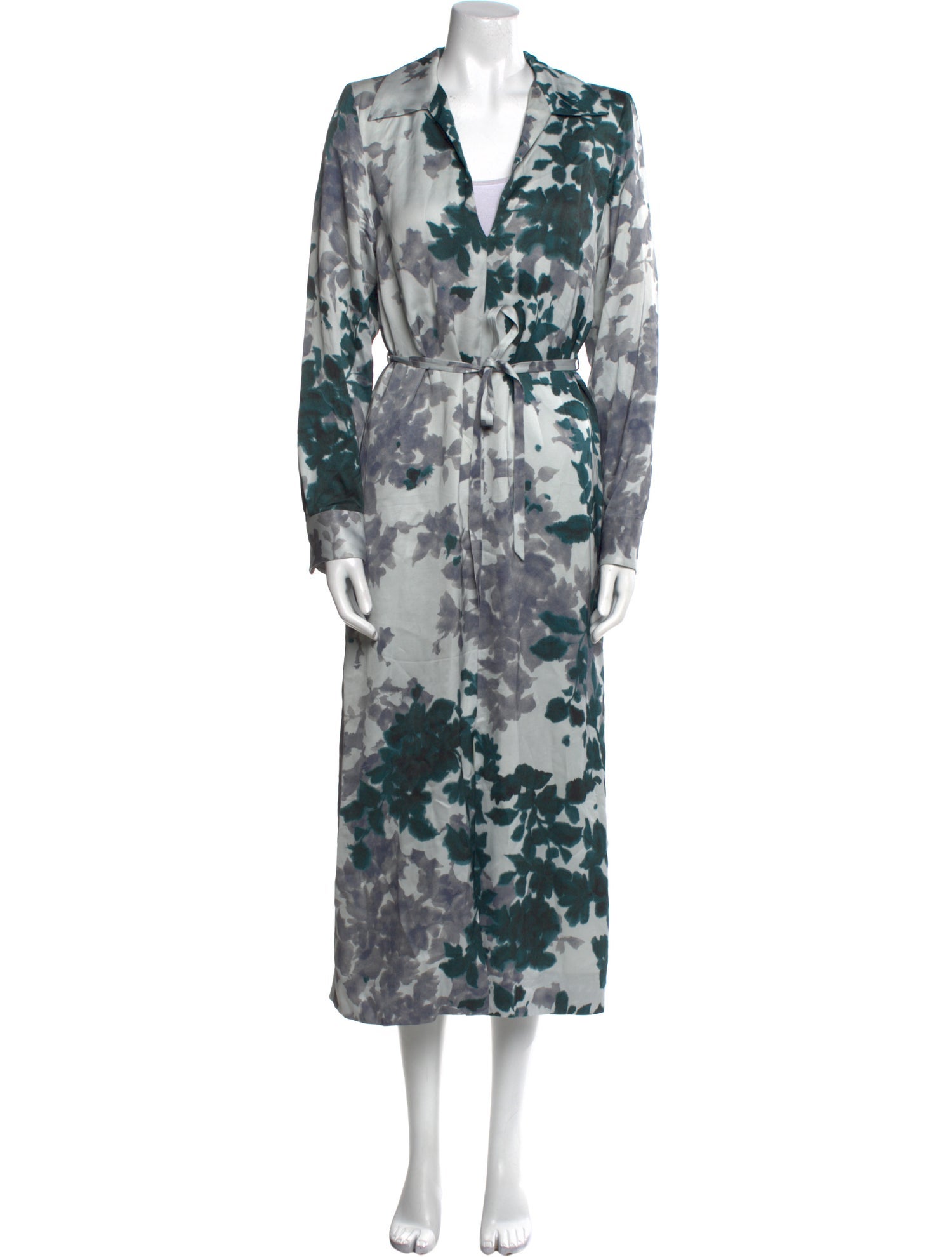 Dries Van Noten Floral Print Long Dress
