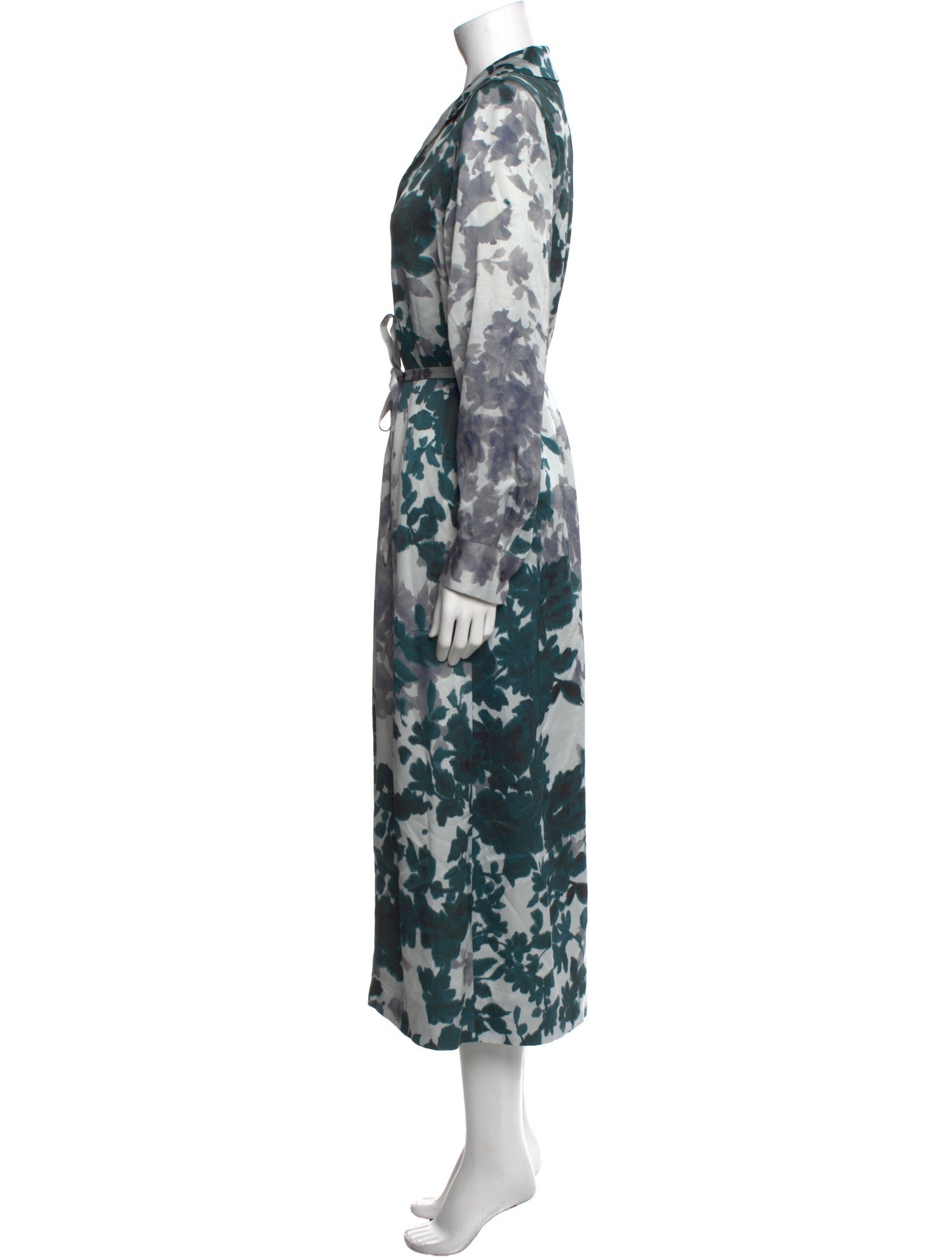 Dries Van Noten Floral Print Long Dress
