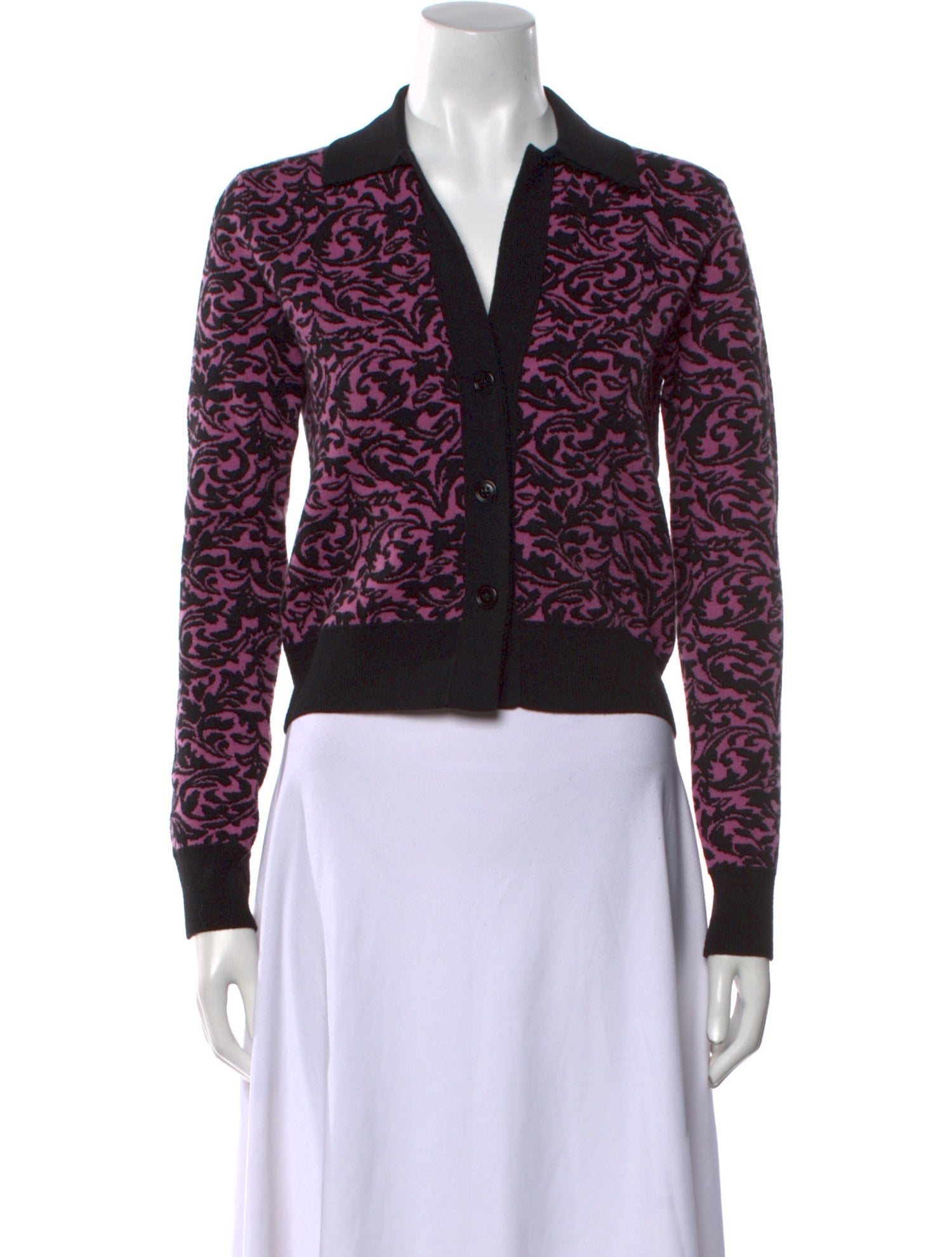 Dries Van Noten Wool Patterned Sweater