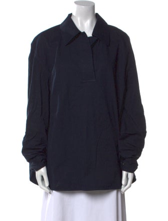 Dries Van Noten Long Sleeve Button-Up Top