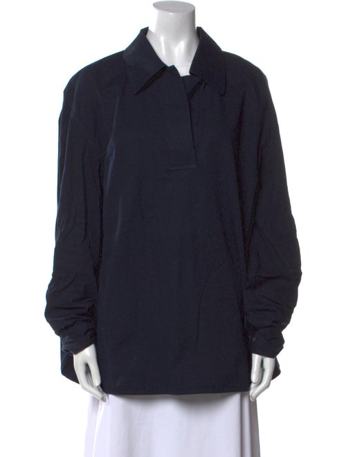 Dries Van Noten Long Sleeve Button-Up Top