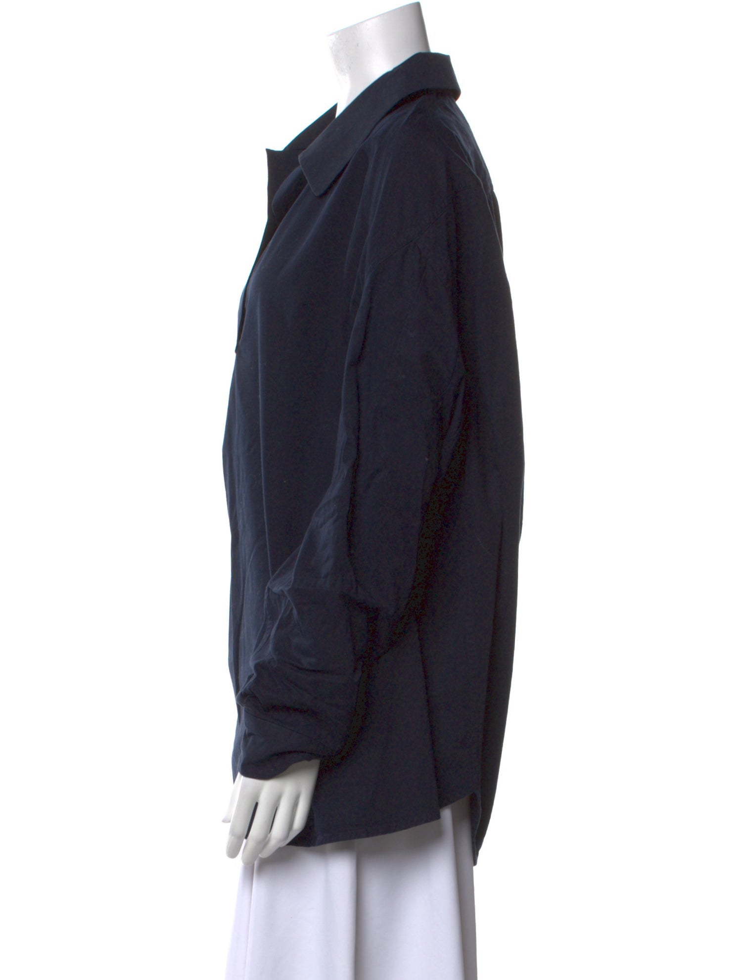 Dries Van Noten Long Sleeve Button-Up Top