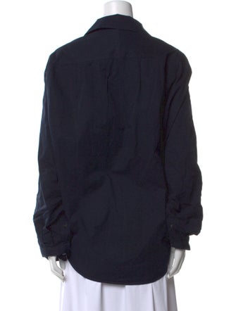 Dries Van Noten Long Sleeve Button-Up Top