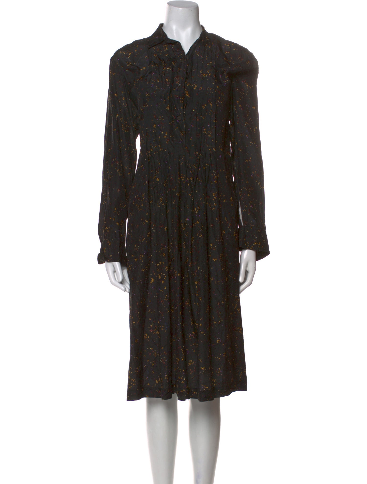 Dries Van Noten Silk Midi Length Dress