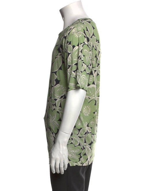 Dries Van Noten Floral Print Crew Neck T-Shirt