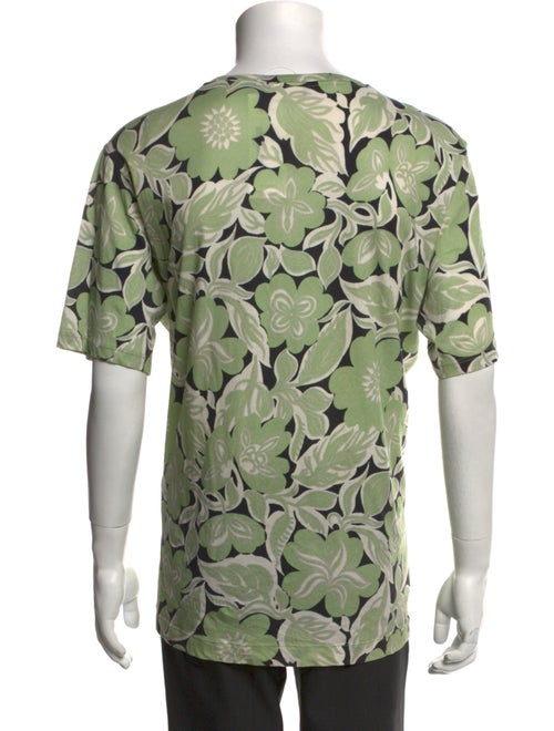 Dries Van Noten Floral Print Crew Neck T-Shirt