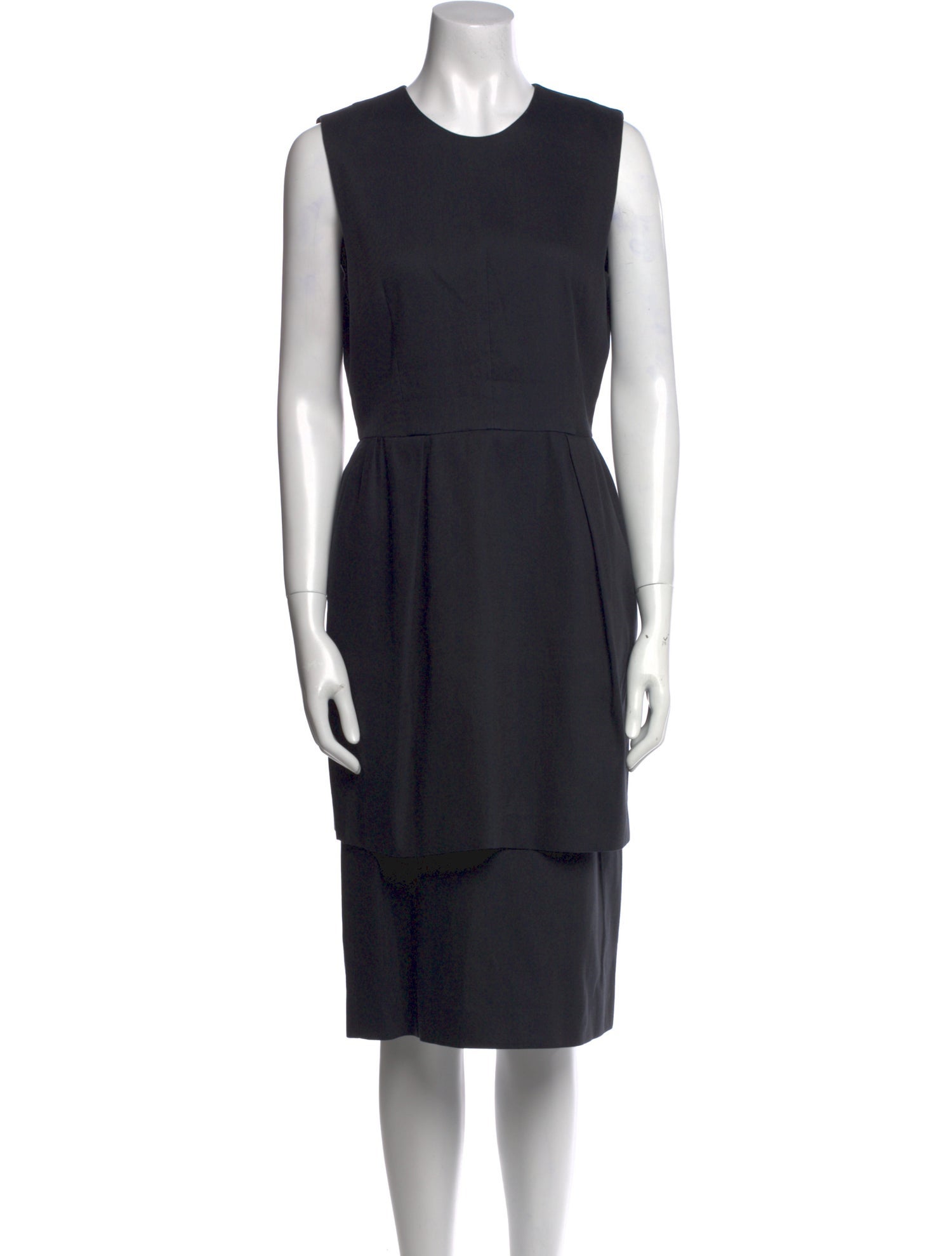 Dries Van Noten Crew Neck Midi Length Dress