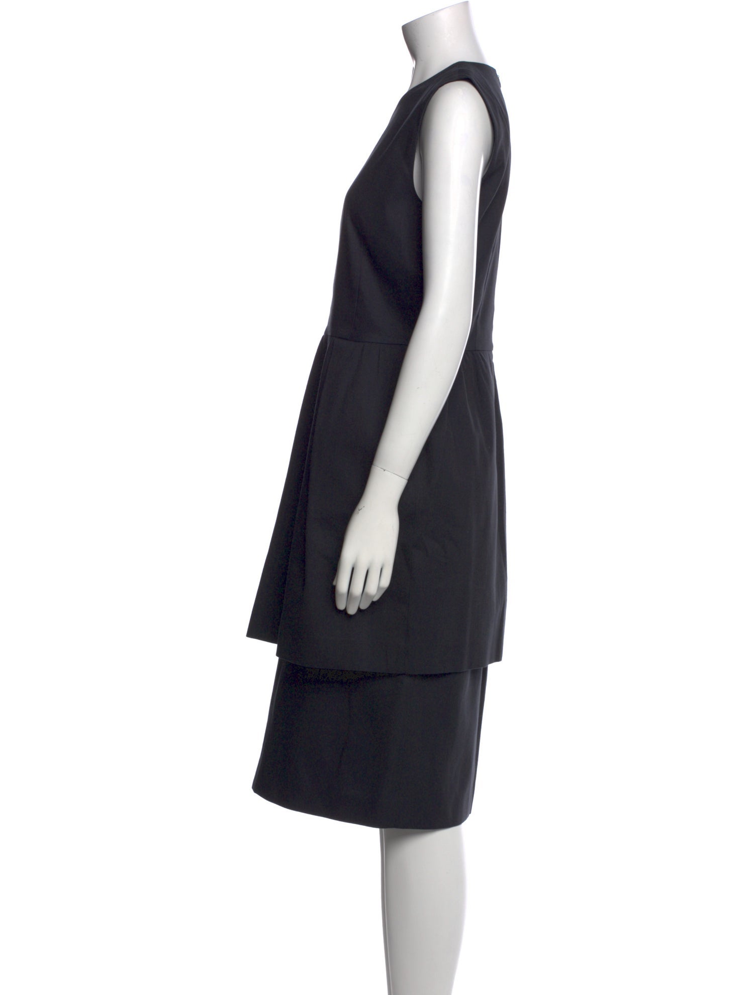 Dries Van Noten Crew Neck Midi Length Dress