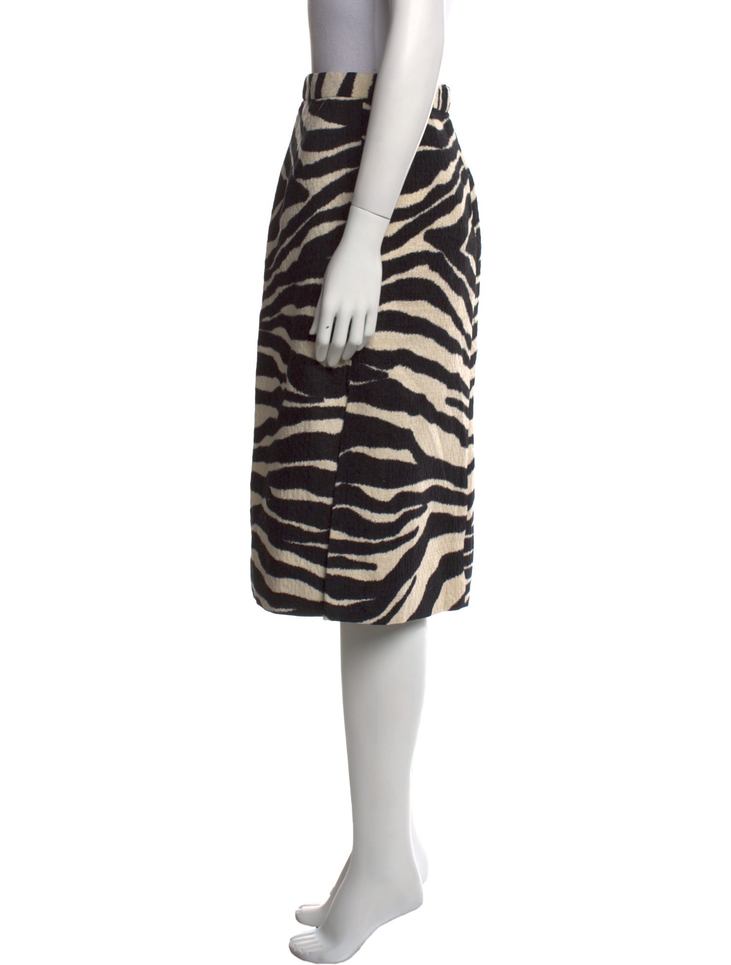 Dries Van Noten Animal Print Knee-Length Skirt