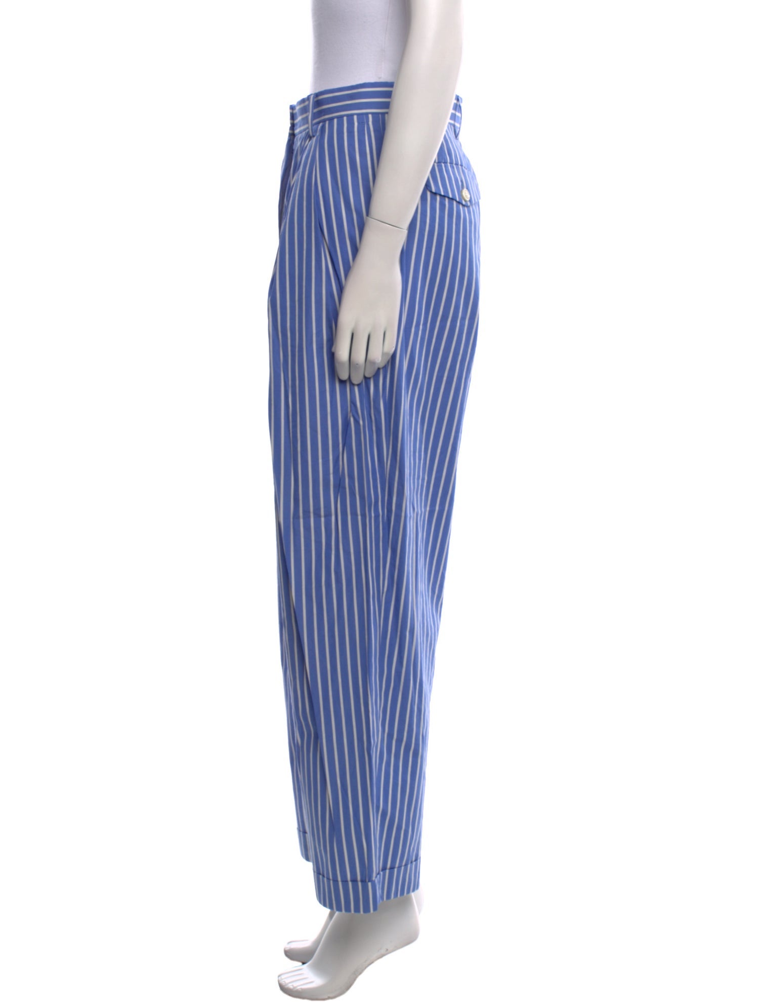 Dries Van Noten Striped Wide Leg Pants